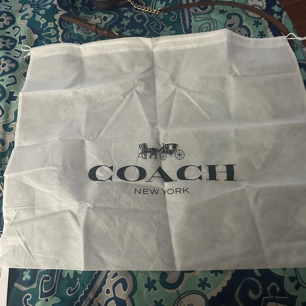Coach Cream Dust Bag